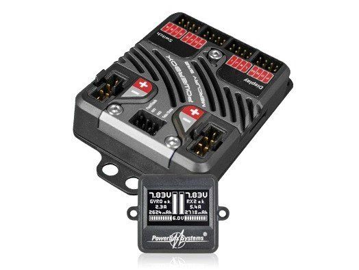 Powerbox Systems Fernsteuerungen: PowerBox Mercury SR2 inkl. SensorSwitch und OLED-Display M – Neu und originalverpackt aus Balsthal von Jetline