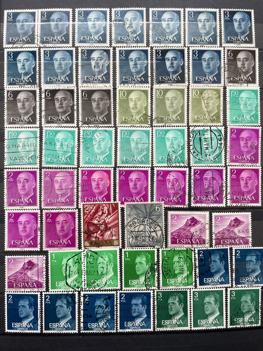 Alle Briefmarken: Spanien 6s – Gebraucht aus Cham von Diablo1232 1