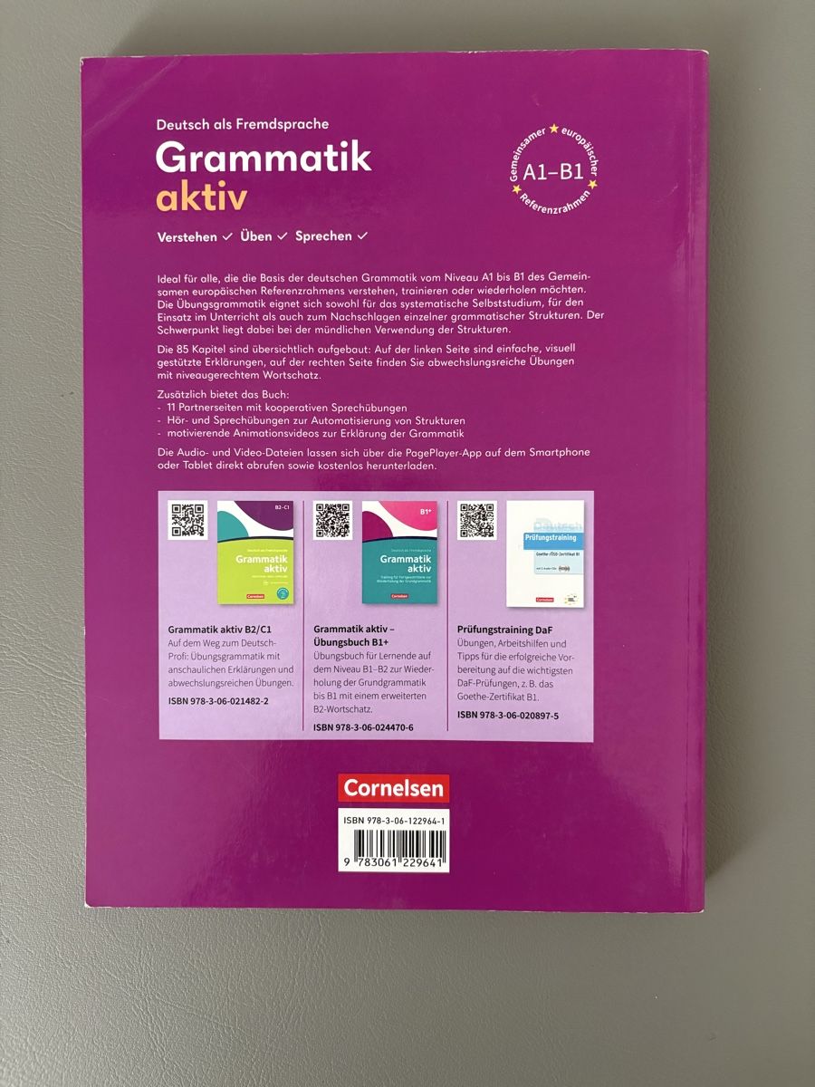 Libri: Grammatik Aktiv A1-B1  – Usato da Schlieren venduto da cla_t8gh 1