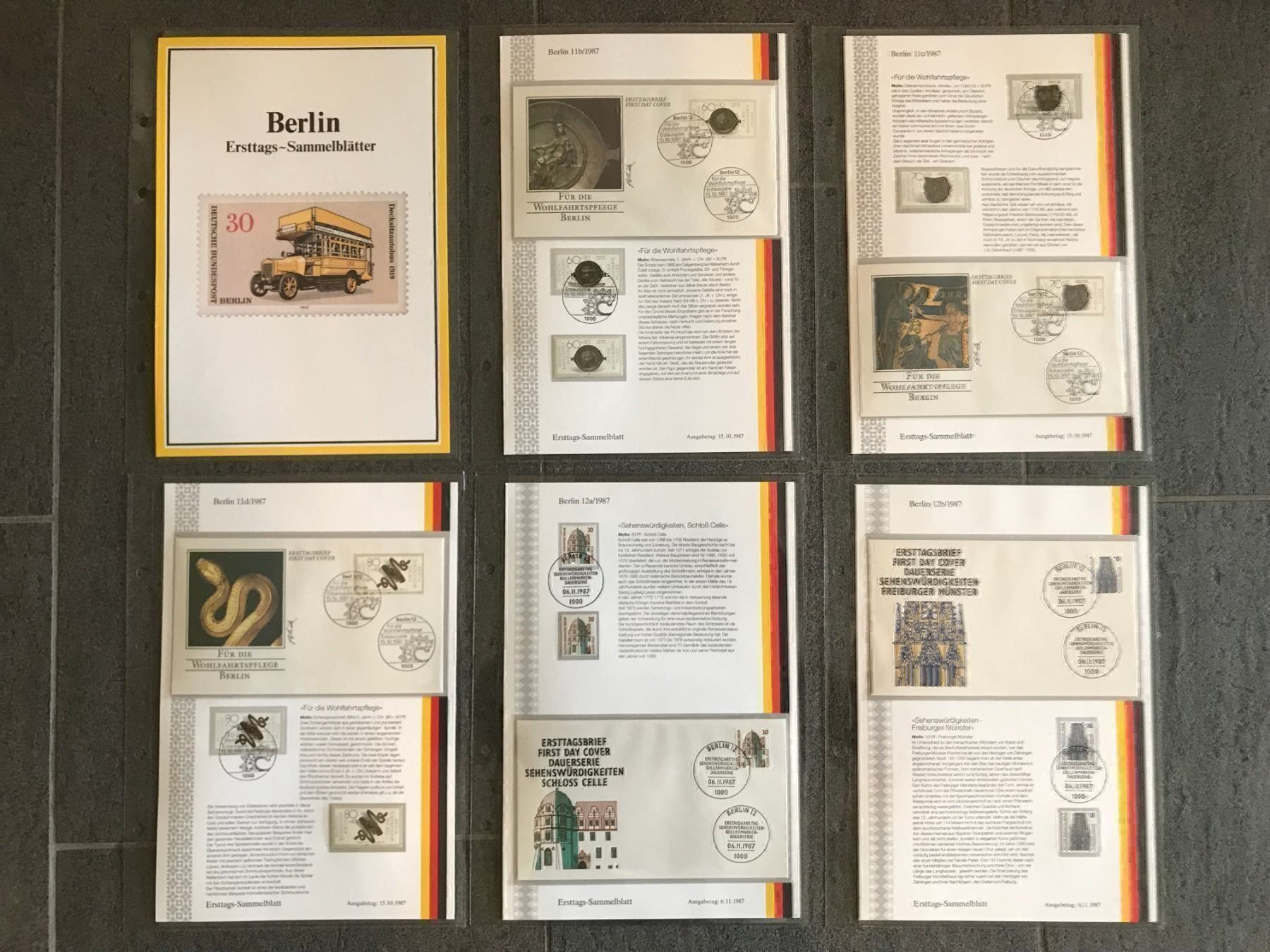 Alben: Briefmarken-Album "Berlin" Nr. 5/6 – Gebraucht aus Rain von SRIC01 1
