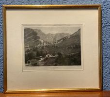 Vue panoramique de Leukerbad (Loèche les Bains)