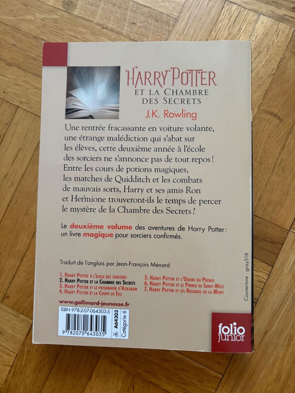 Libri: Harry Potter et la chambre des secrets – Nuovo (secondo la descrizione) da Genève venduto da sunandwind 2
