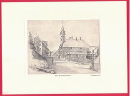 Huttwil Rössliplatz Stich 1885 (Emmental Oberaargau)
