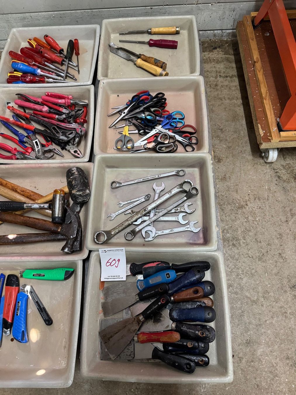Tutte le macchine: 609 Posten Werkzeug aus Liquidation – Usato da Derendingen venduto da Meisterstuecke 1