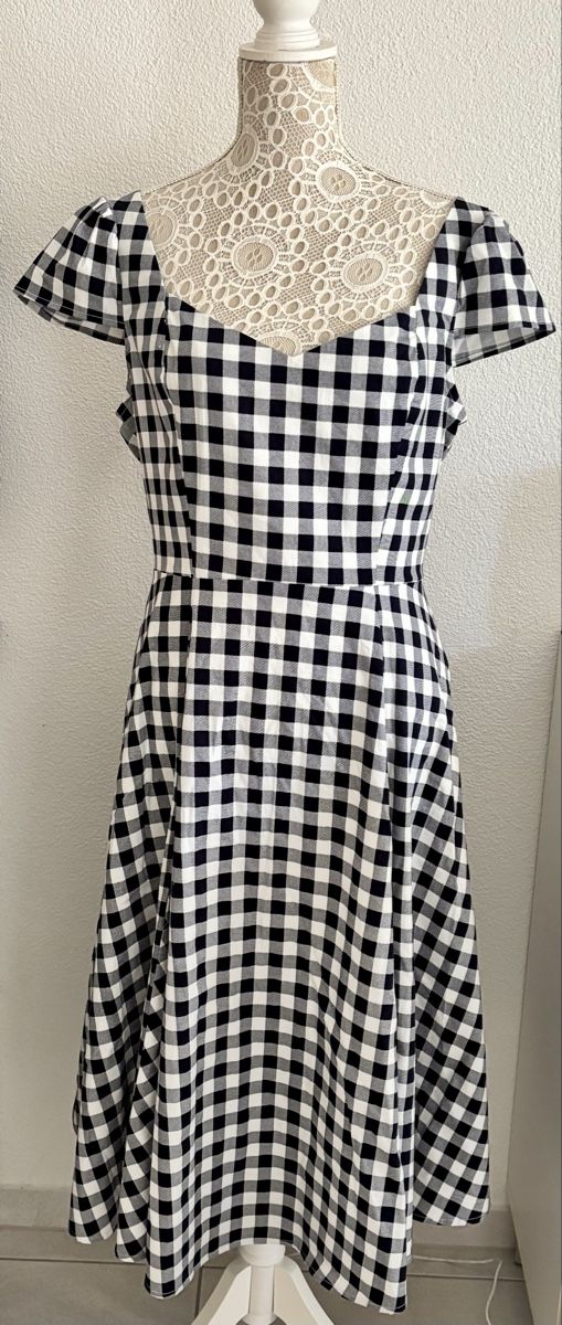 Kleider: Rockabilly-Kleid navy Gr. 42 – Neu (gemäss Beschreibung) aus Eglisau von 3flower-power3 2