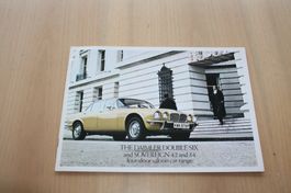 Daimler Double Six und Sovereign 4.2 & 3.4 Prospekt 1977