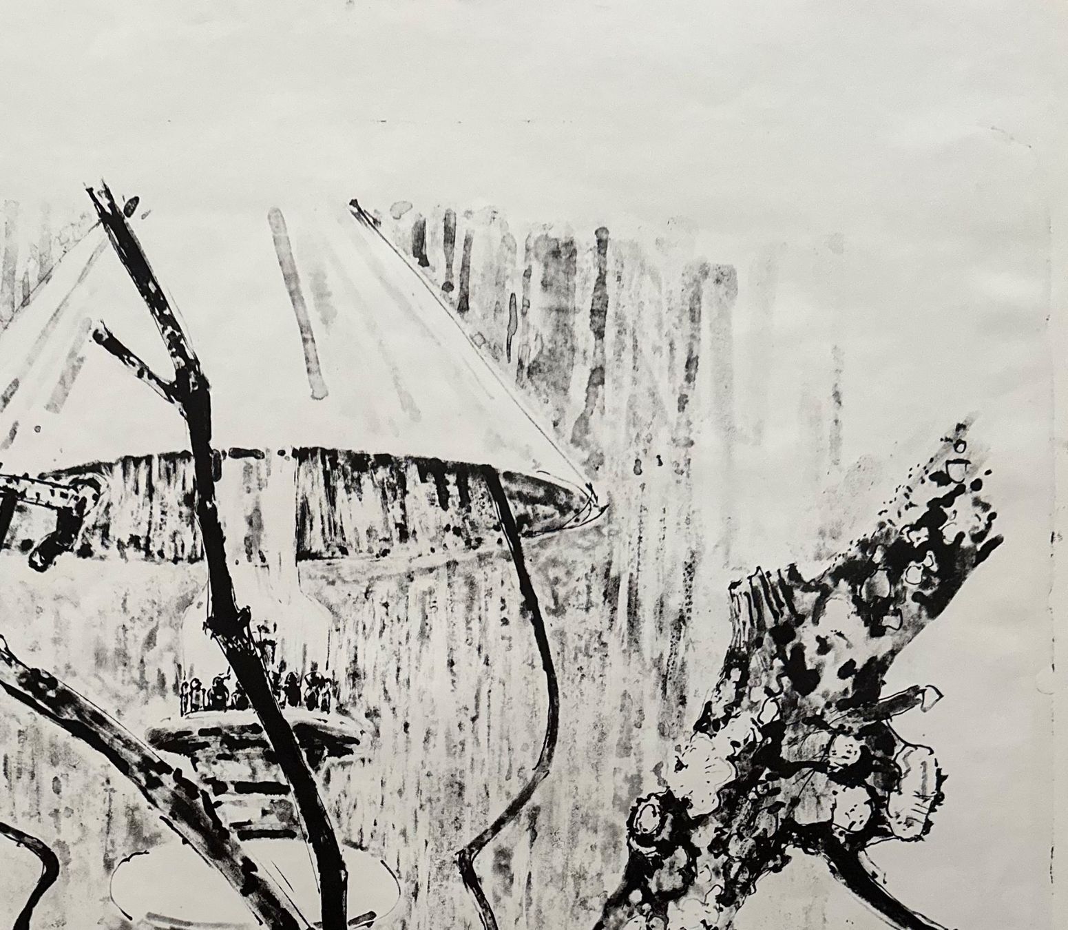 Grafica & Litografie: KLAUS BRUNNER LITHOGRAPHIE SIGNIERT NUMMERIERT – Usato da Gersau venduto da grafik-kunst 2