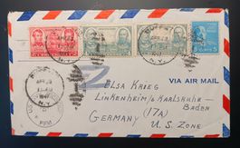 USA ZENSURBRIEF NACH DEUTSCHLAND 1941