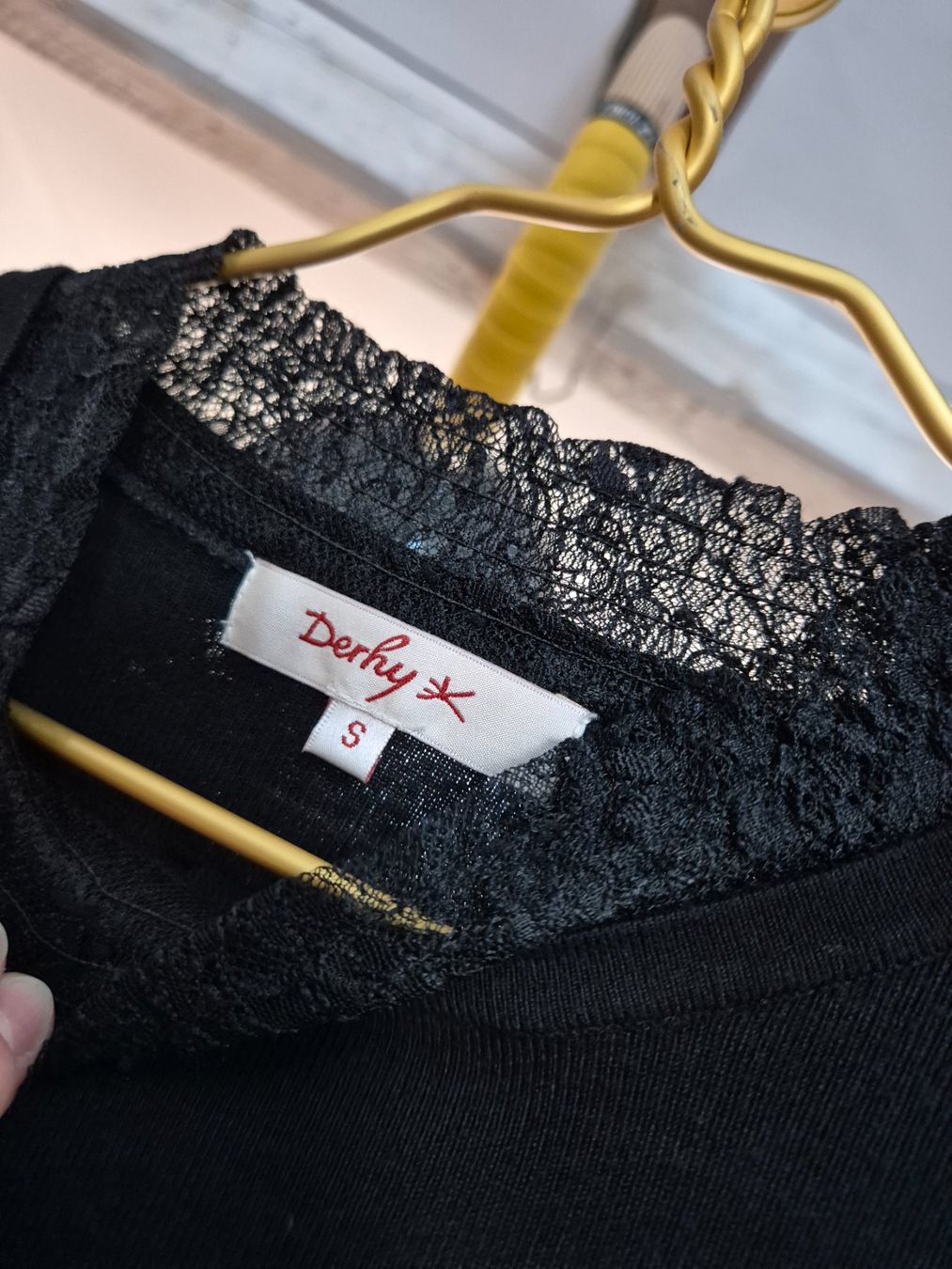 Maglioni & Felpe: Black lace sweater from Derhy size S – Usato da Zürich venduto da monadiederich 1