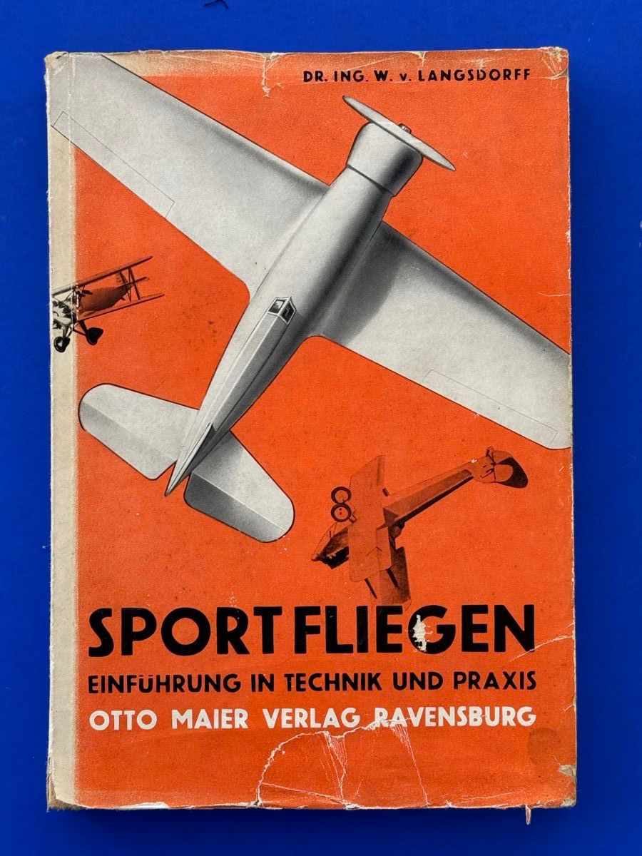 Bücher: Langsdorff - Sportfliegen. 1935 – Gebraucht aus Adliswil von buch_und_kunst