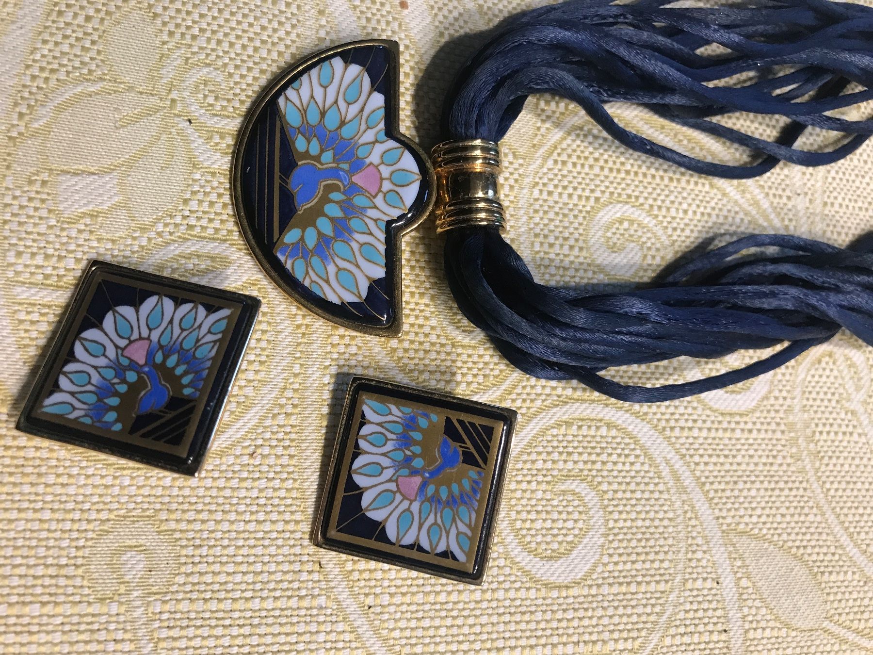 Colliers: Michaela Frey Schmuckset , Halskette und Ohrclips – D'occasion à Wettingen par Andres54 5