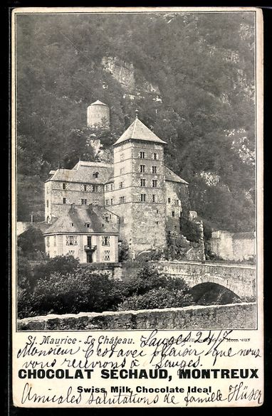 Cartes postales: AK St. Maurice, Le Château – D'occasion à Berlin par bartko-reher