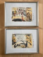 2  GEMÄLDE  signiert  Heidi Susanne Hanselmann 1998