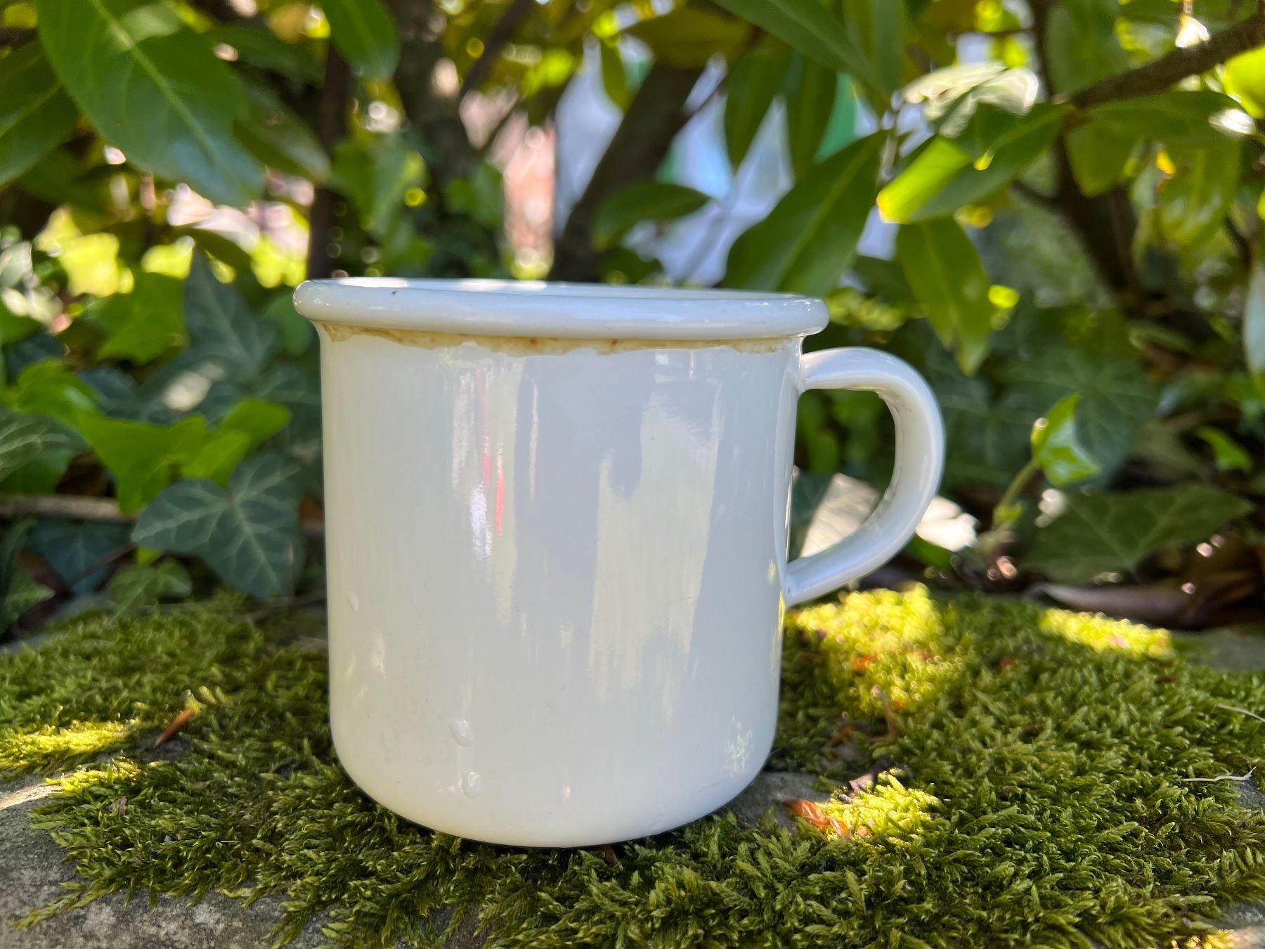 Tassen: Vintage Tasse - Emaille - Shabby – Gebraucht aus Walzenhausen von Cerna007