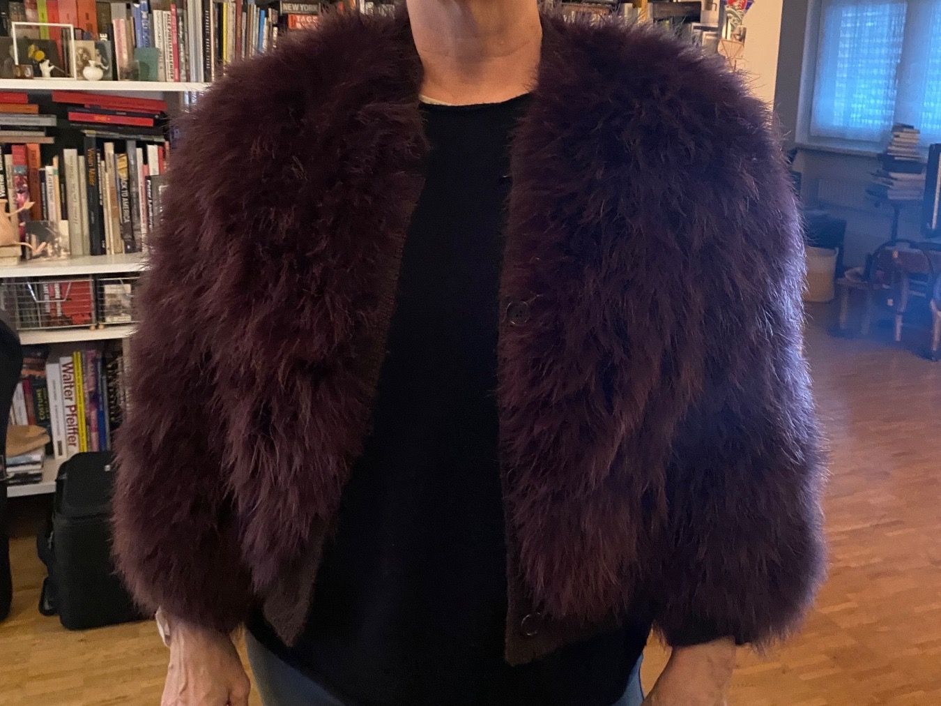 Sonia Rykiel Giacche: Sonia Rykiel Feder Jacke – Usato da Zürich venduto da Basilou98 1
