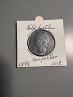 100 Lire Italien 1978 Stempelfehler unzirkuliert