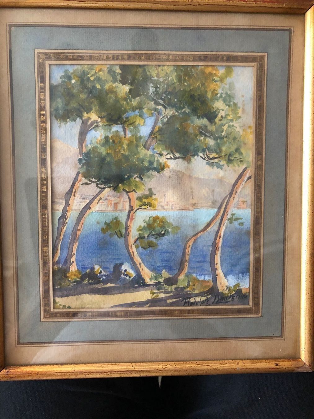 Dipinti: Rudolphe Banderlin.Schöne Landschaft. – Usato da Wald ZH venduto da mlnt 7