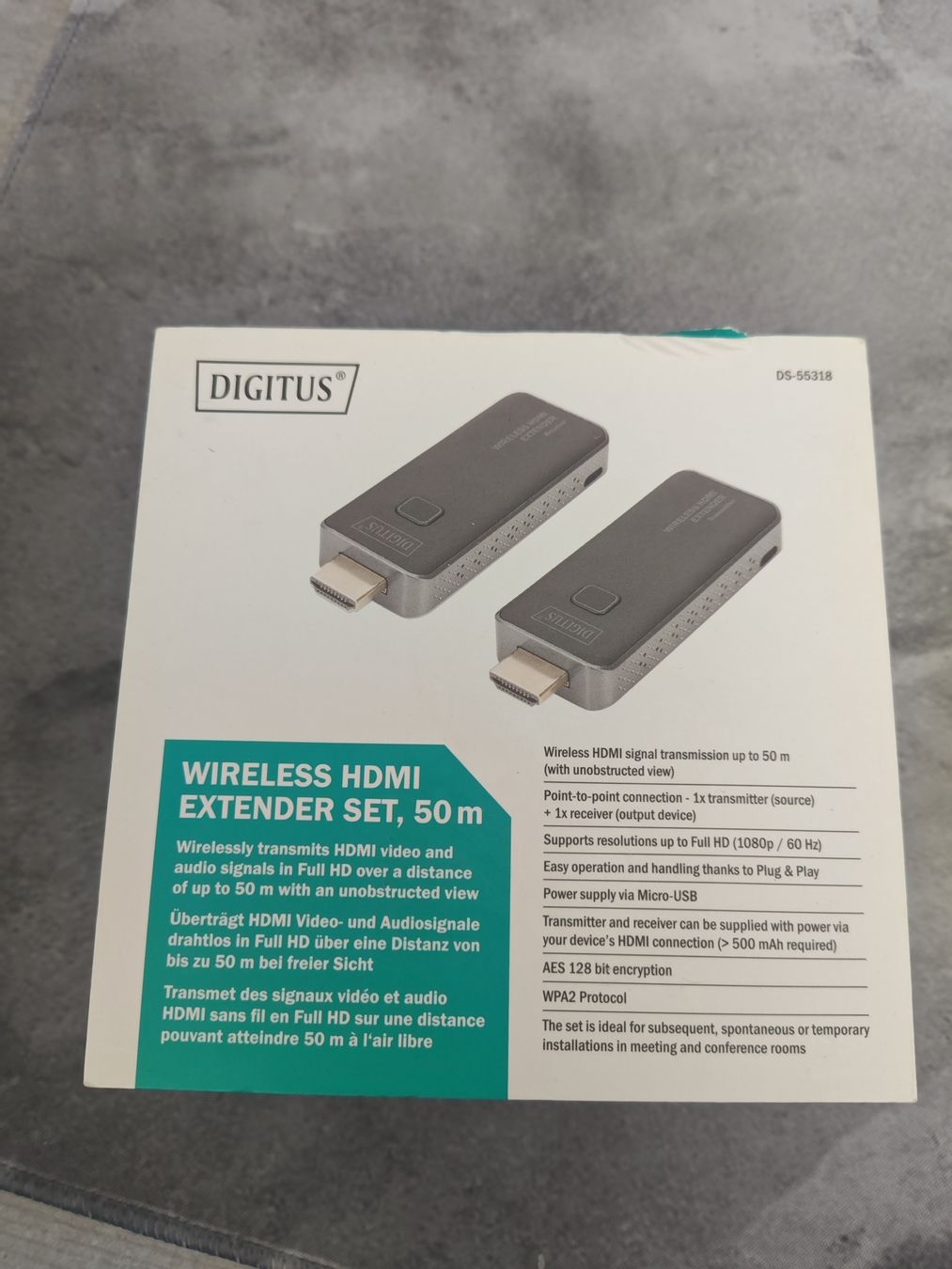 Unità & Adattatore: DIGITUS Wireless HDMI Extender Set 50 m neu – Nuovo e nell'imballaggio originale da Sargans venduto da ver_ncy5