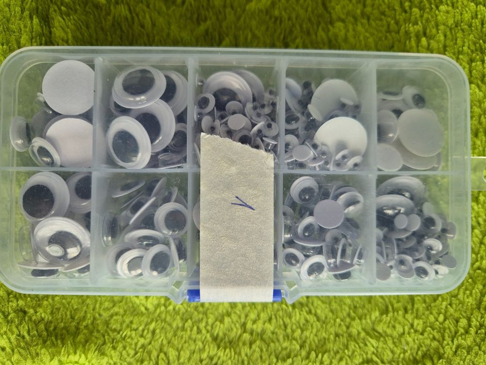 Lot De 600 Yeux Mobiles Autocollants - 10 Tailles (5 à 18 Mm), Pupilles Vacillantes - Pour Bricolage, Jouets, Déco