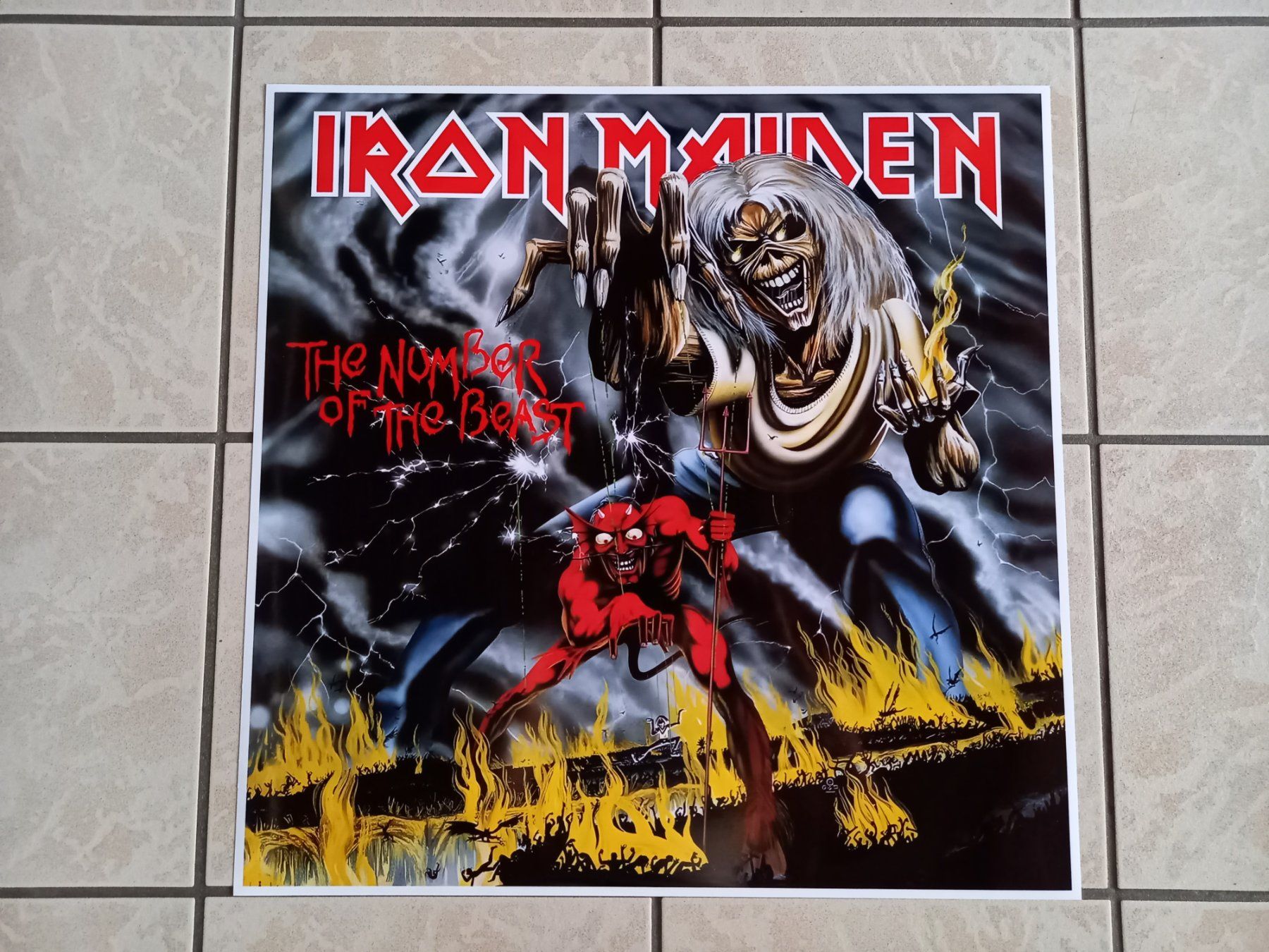 Poster & Bilder: 6 Iron Maiden Poster – Neu (gemäss Beschreibung) aus Reinach AG von cosmiceddie