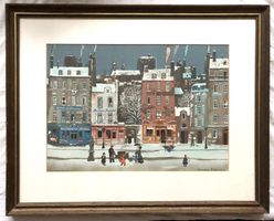 Michel Delacroix (*1933) - Lithografie: "Chauds les marrons"