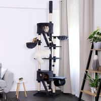 Kratzbaum Katzenbaum XXL deckenhoch 230-250cm mit Höhlen
