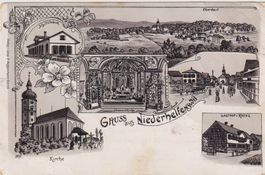 Ansichtskarte Niederhelfenschwil 1904