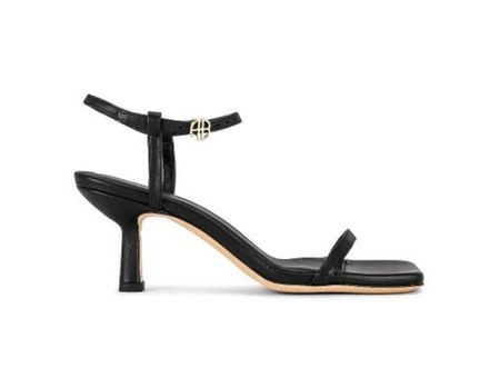 Anine Bing invisible heeled sandals in black 37