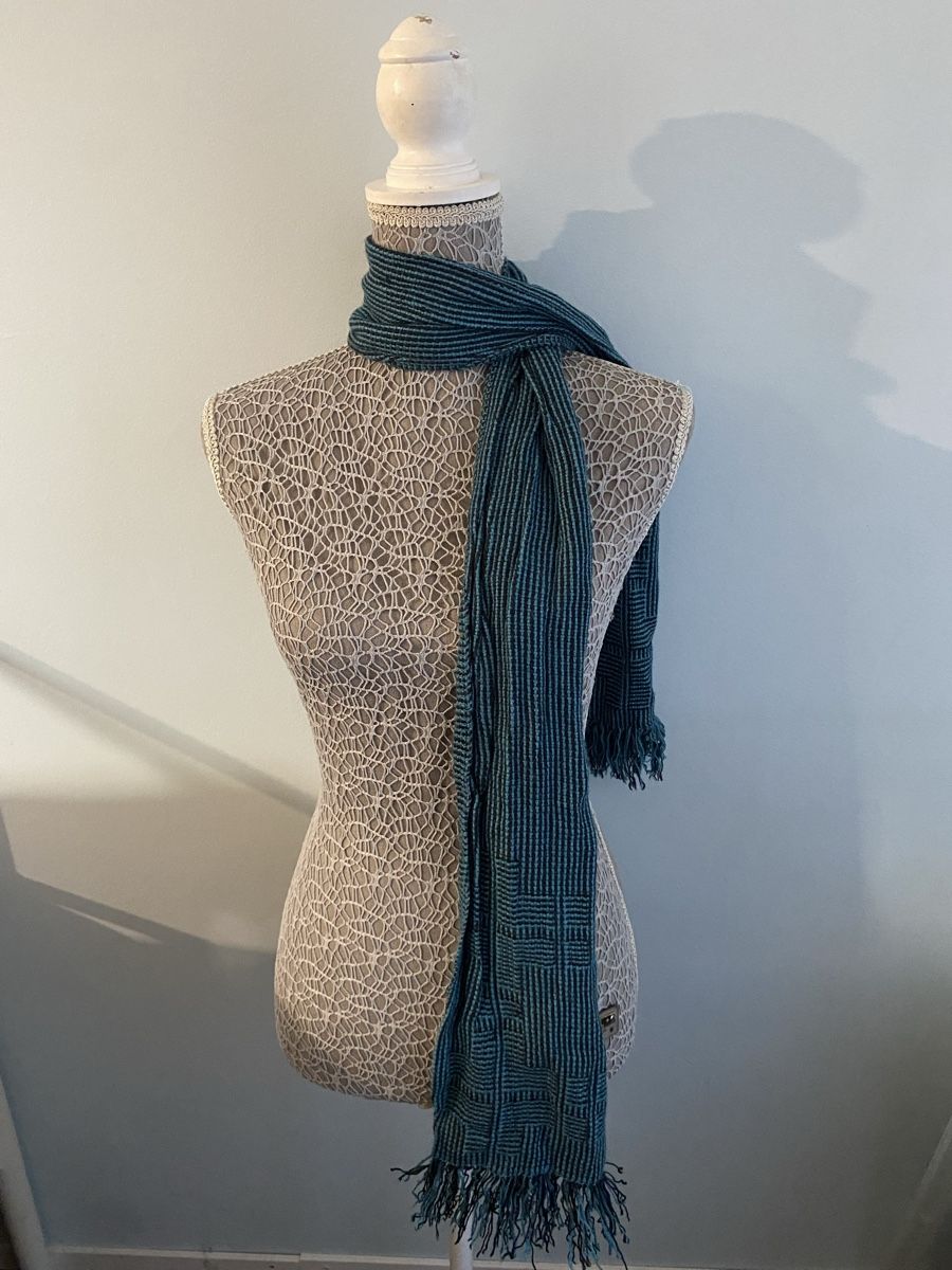 Foulards, Tücher & Schals: Blau/Schwarzer Schal – Gebraucht aus Spiegel b. Bern von ano_tc7y
