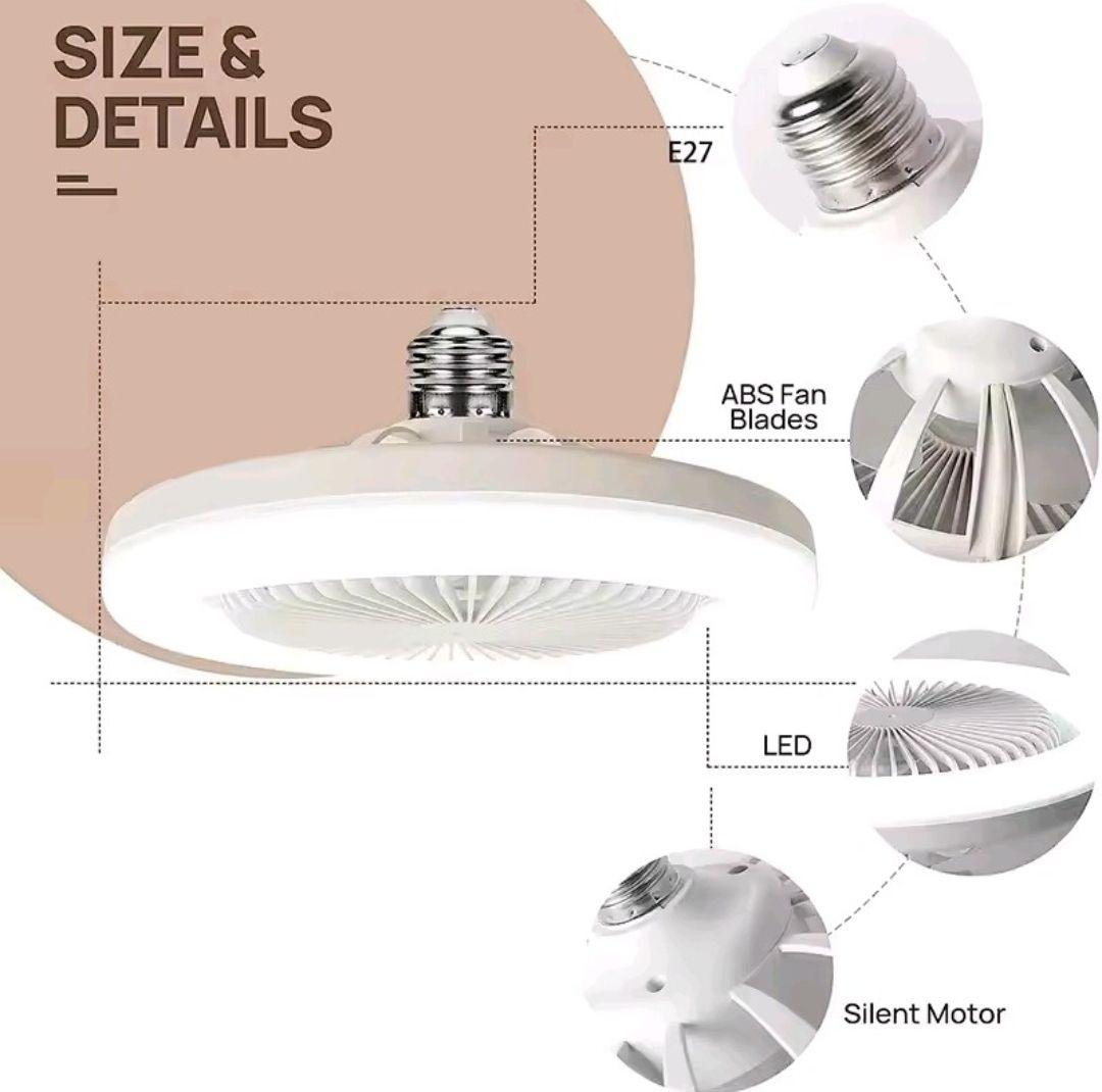 Ventilatori: Ventilateur de plafond LED 2 en 1 avec télécommande – Nuovo e nell'imballaggio originale da Villars-sur-Glâne venduto da Danger_Mod 5