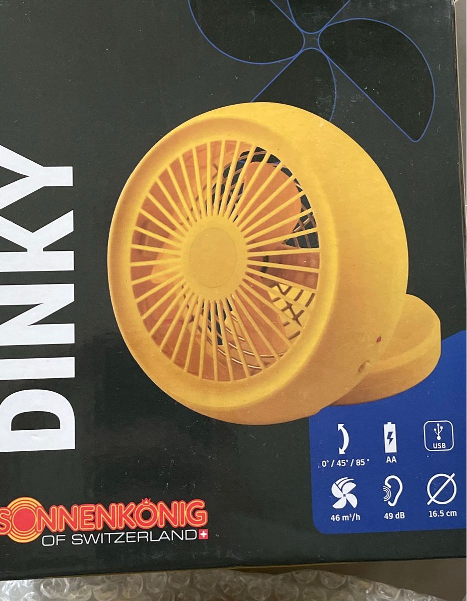 Ventilatoren: Ventilator Sonnenkönig Dinkly, USB, neuwertig – Neu und originalverpackt aus Uesslingen von SwissTravler 1