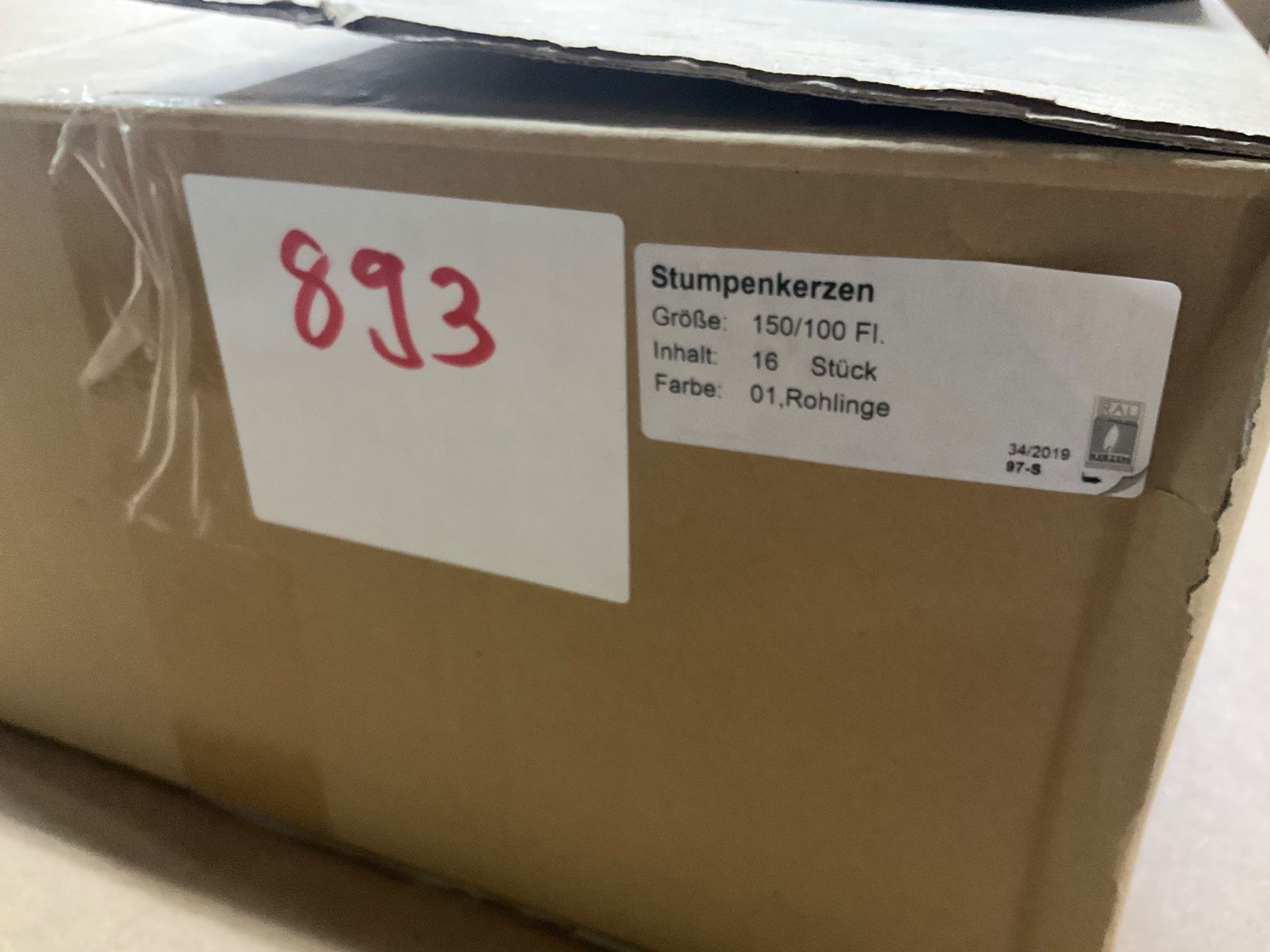 Candele: 893 Posten Kerzen Rohlinge aus Liquidation – Nuovo (secondo la descrizione) da Derendingen venduto da Meisterstuecke 2