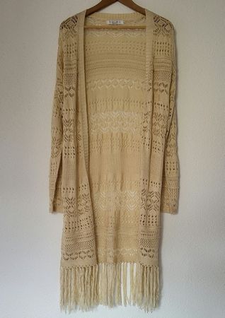 Boho-Cardigan beige Gr. L/40