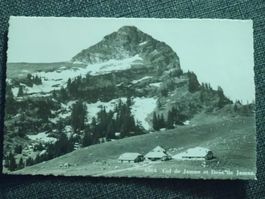 Carte postale ancienne Col de Jaman et Dent de Jaman 