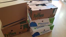Umzugskarton - Bananen -  Carton de déménagement - Caisses