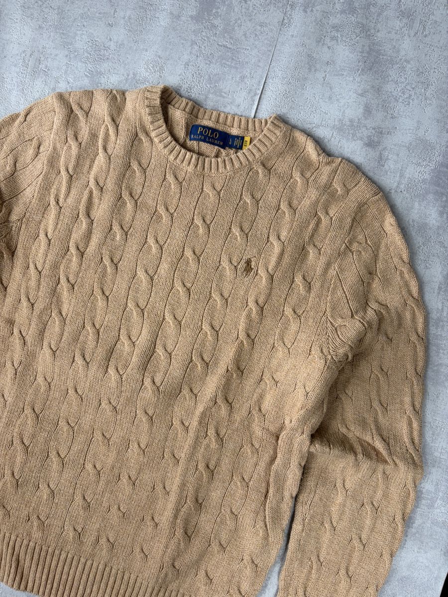Ralph Lauren Pullover & Sweatshirts: Pull maille torsadée Polo Ralph Lauren Beige - L qr code #46 – Neu (gemäss Beschreibung) aus Hauterive NE von Leo_o 1