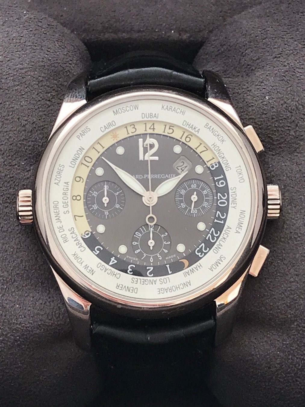 Girard-Perregaux Uhren: Girard Perregaux Worldtimer 18K. WG – Neu (gemäss Beschreibung) aus Richterswil von wahopp 1