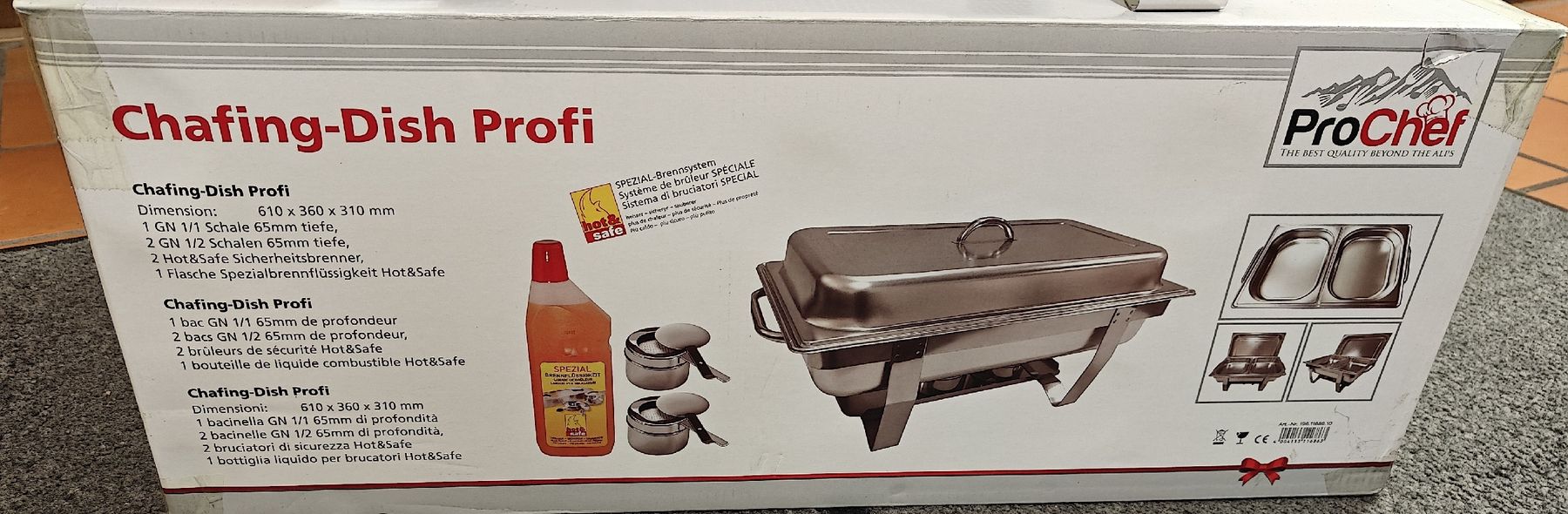 Küchengeräte: Chafing Dish Profi – Neu (gemäss Beschreibung) aus Lätti von saendae 5