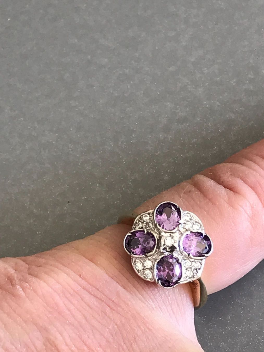 Anelli: AMETHYST CZ Silber Ring Rg56 & Rg57 EDEL – Nuovo (secondo la descrizione) da Basel venduto da gretchen03 1