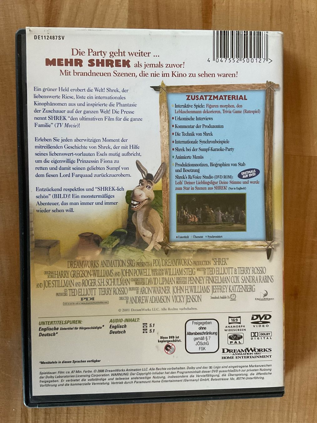 Alle DVDs: DVD Shrek – Gebraucht aus Rümlang von Sambas19 1