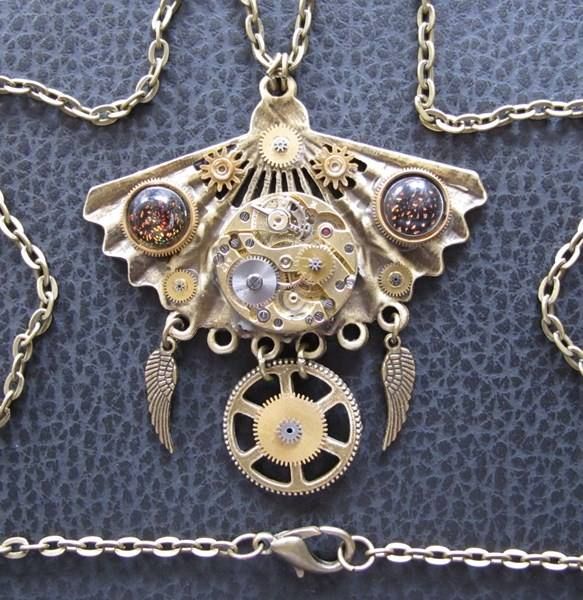 Altri gioielli: Uhrknall`s Unikat Steampunk Fächer – Nuovo (secondo la descrizione) da Schwanden GL venduto da UHRKNALL