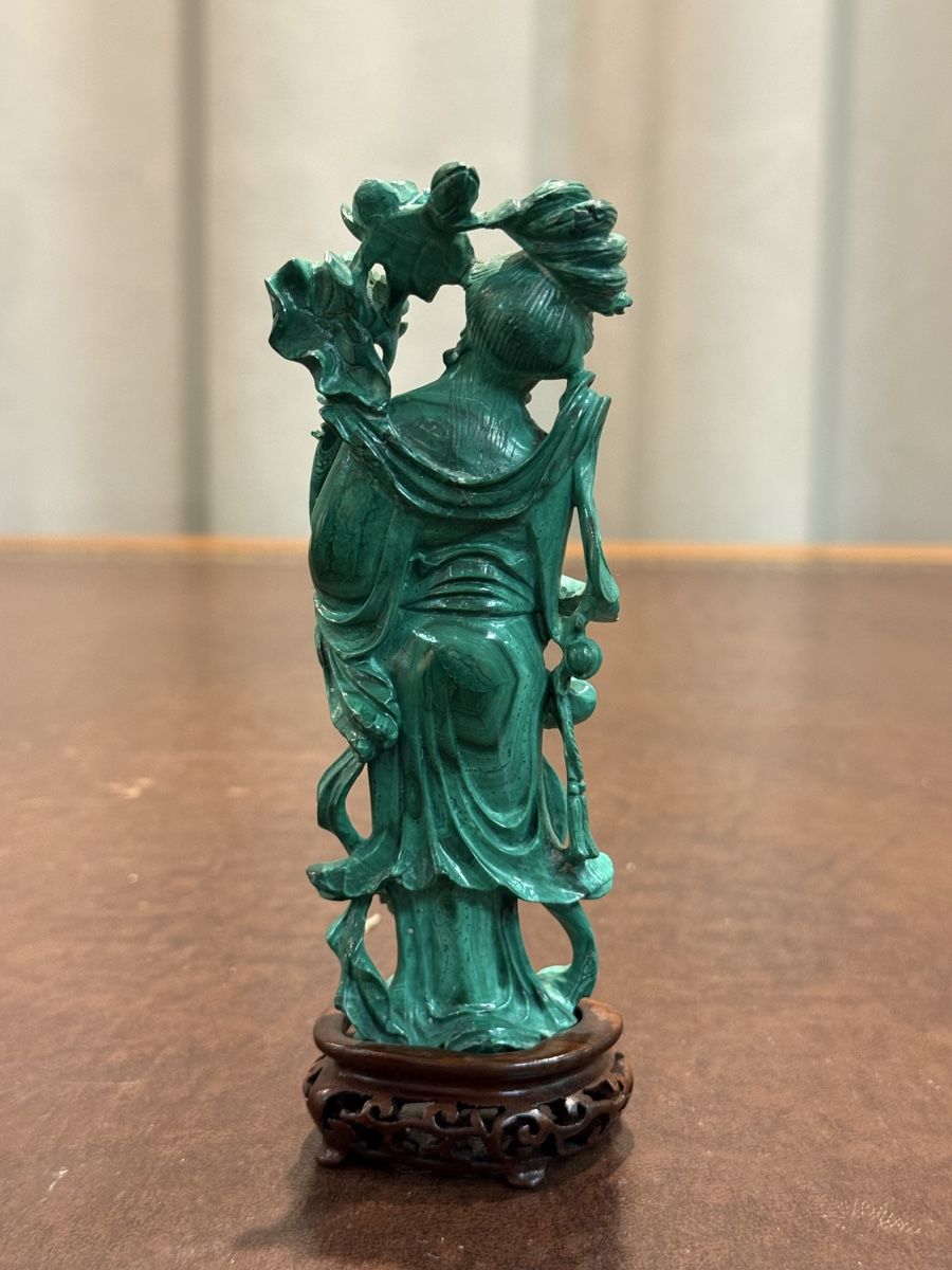 Figurines: Guanyin-Figur aus Malachit, China – D'occasion à Zofingen par GrosisWonderkeller 3