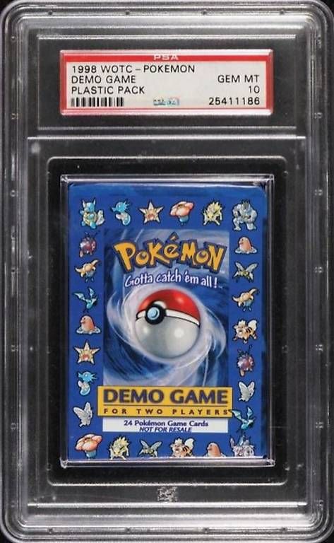 Pokémon Carte collezionabili: Pokemon Demo Game Booster 1998 PSA 10 – Usato da Zuerich venduto da Eric1389