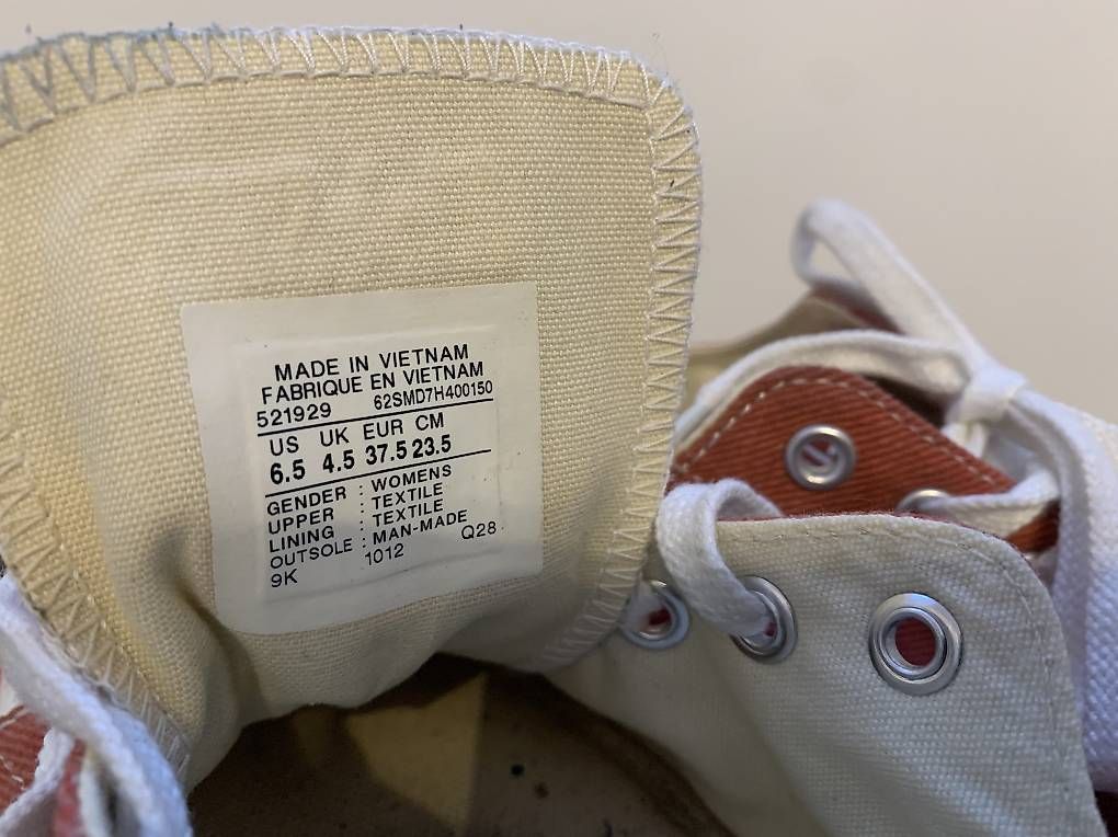 Scarpe da donna: Converse Damen lachs/orange Gr. 37.5 – Usato da Einsiedeln venduto da ver_sb5p 1