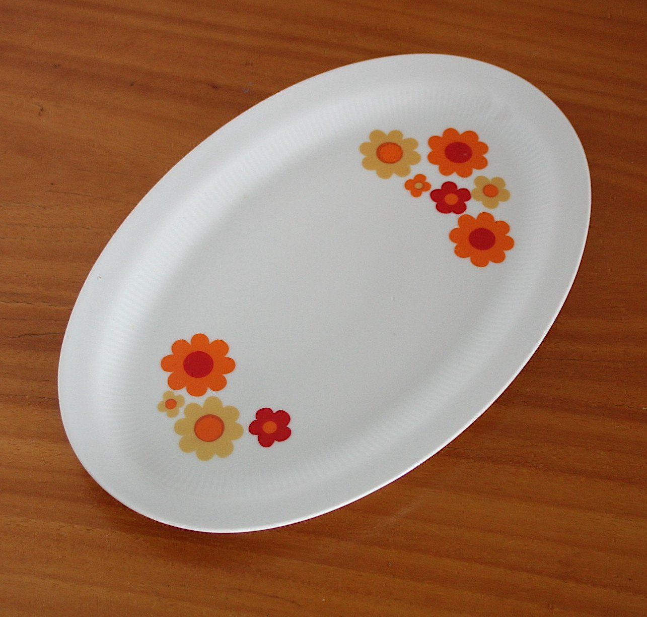 Piatti di portata: Vintage Servierplatte, 33 cm x 21.5 cm – Usato da Locarno venduto da fripui 3