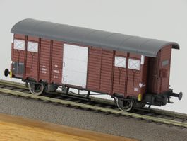 Ged. Güterwagen BLS mit Bremserhaus