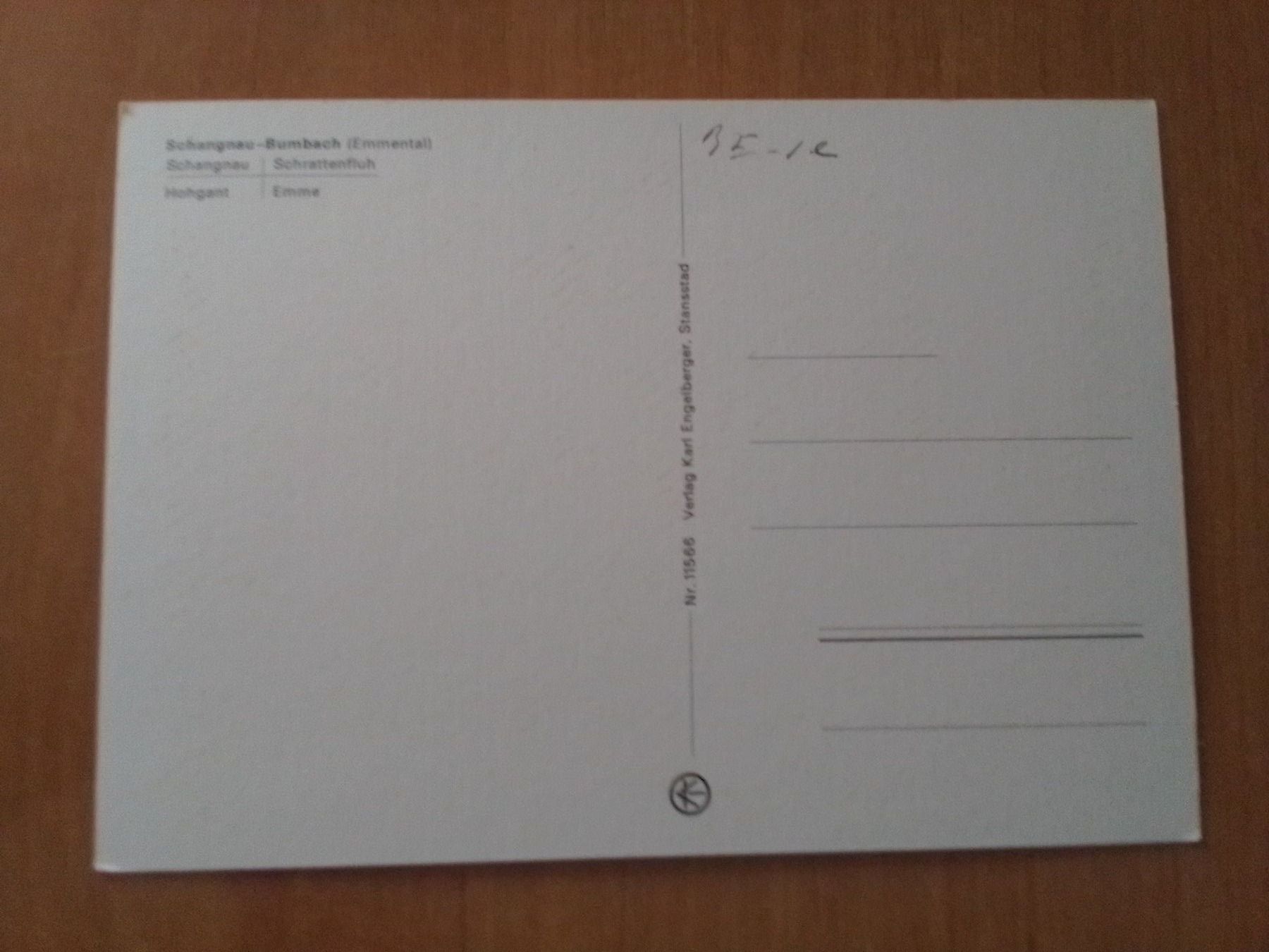 Cartoline postali: Schangnau-Bumbach Bern mehrbildrig – Usato da Küttigen venduto da Melisch1000 1