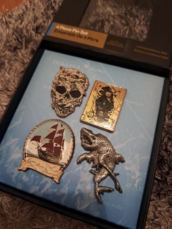 Disney Pirates of the Caribbean Fluch der Karibik Pin Set (Neu und ...