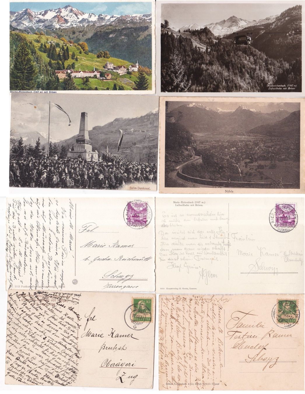Cartoline postali: 25 Alte CH Ansichtskarten, Postkarten – Usato da Münchwilen AG venduto da Nesar 1