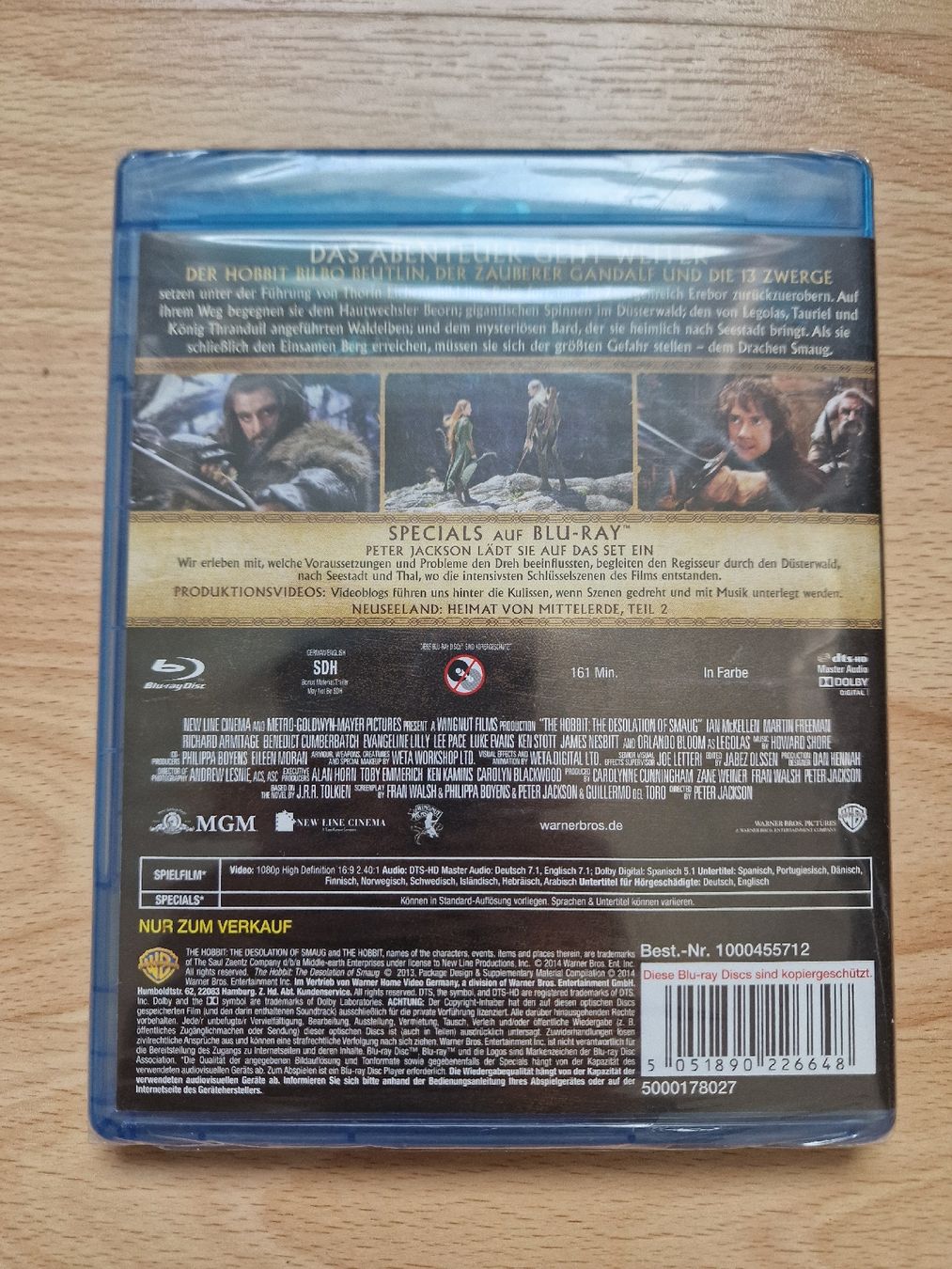 Alle DVDs: Neu Der Hobbit 2 Smaugs Einöde Blu-ray  – Neu und originalverpackt aus Fahrwangen von luk_bhw7 1
